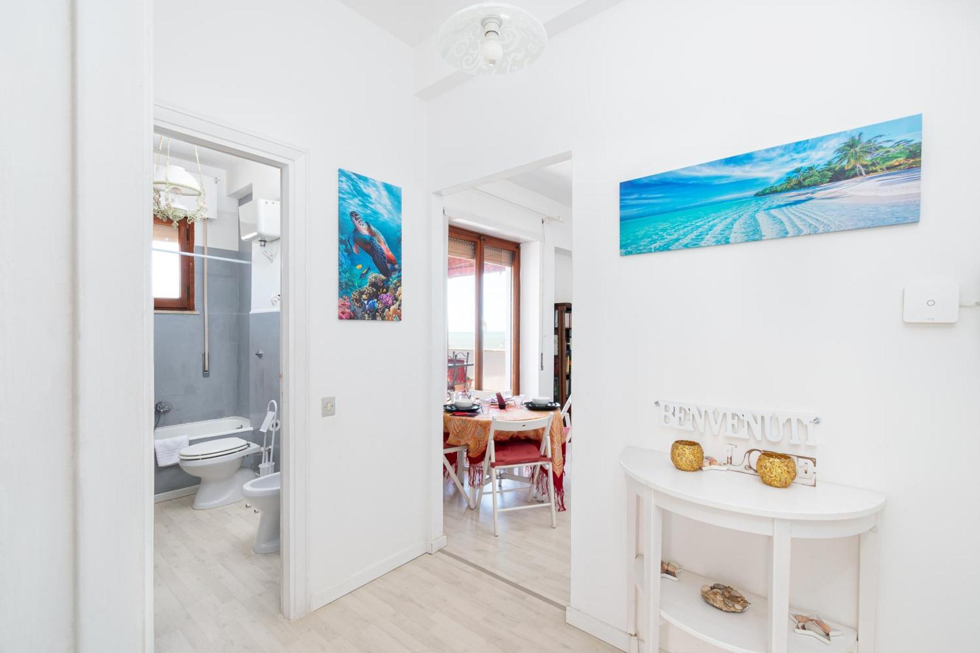 Апартаменты Ostia Attico Fronte Mare Экстерьер фото